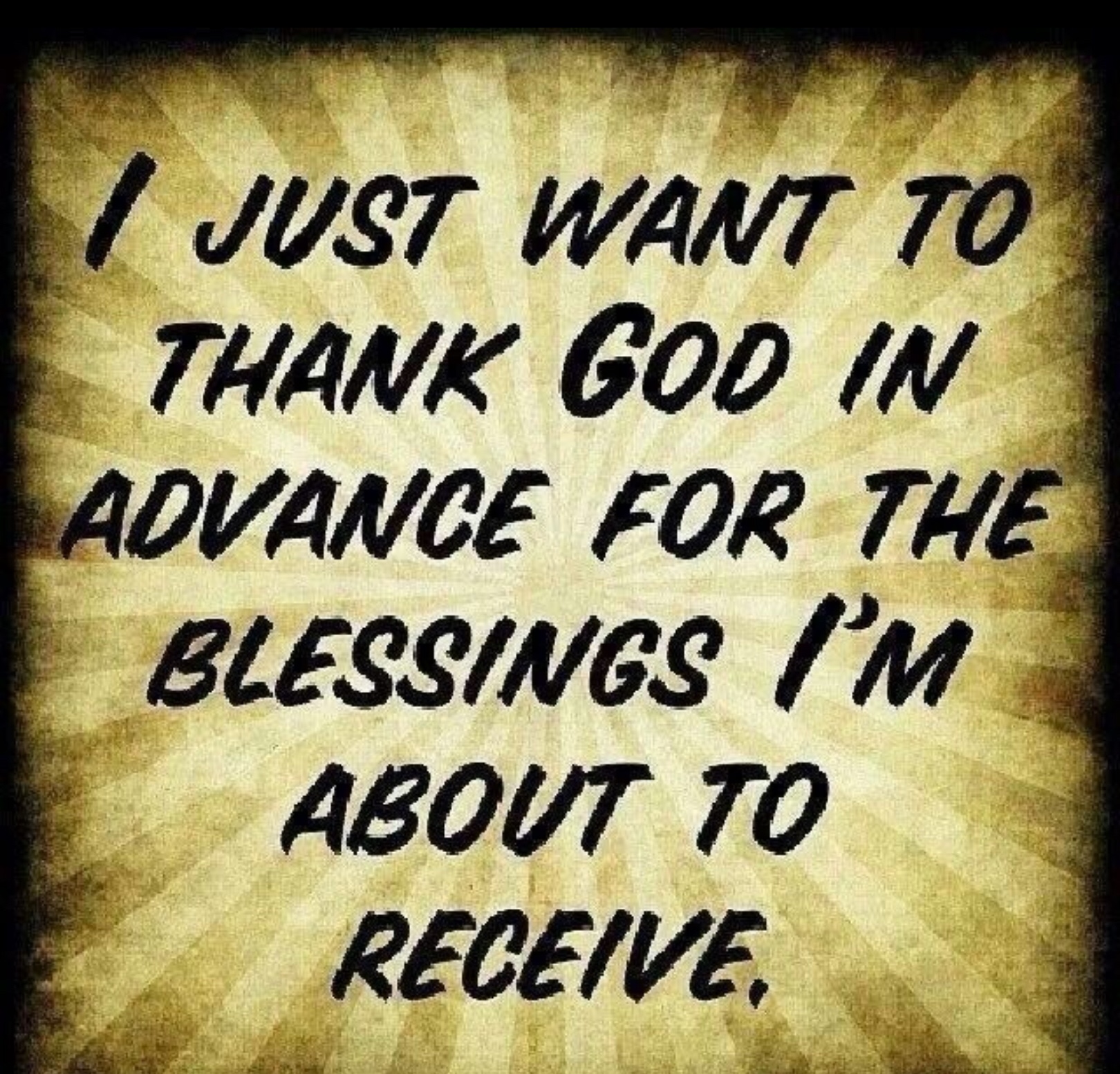 Thank You in Advance – GOoD Days